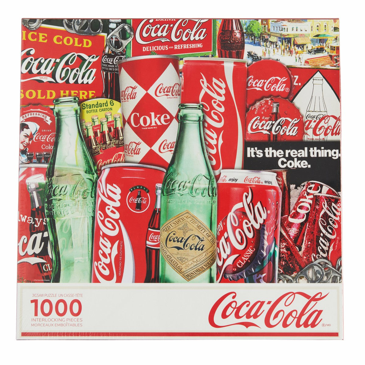 Coca-Cola Store Discount - Coca-Cola Then and Now Puzzle 1000pc