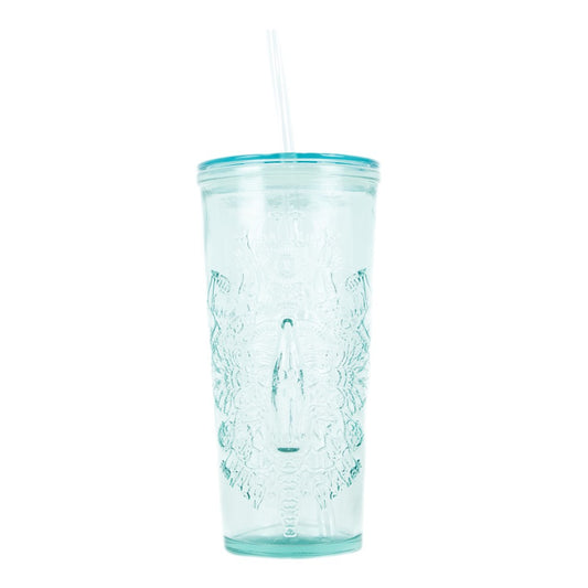 Coca-Cola Store New - Coca-Cola Blast Icons Recycled Glass Tumbler W/Straw 17oz.