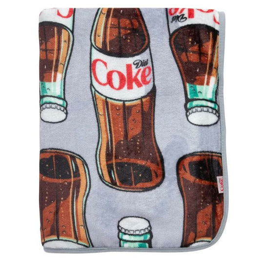 Coca-Cola Store Featured - Diet Coke Bottles Plush Blanket