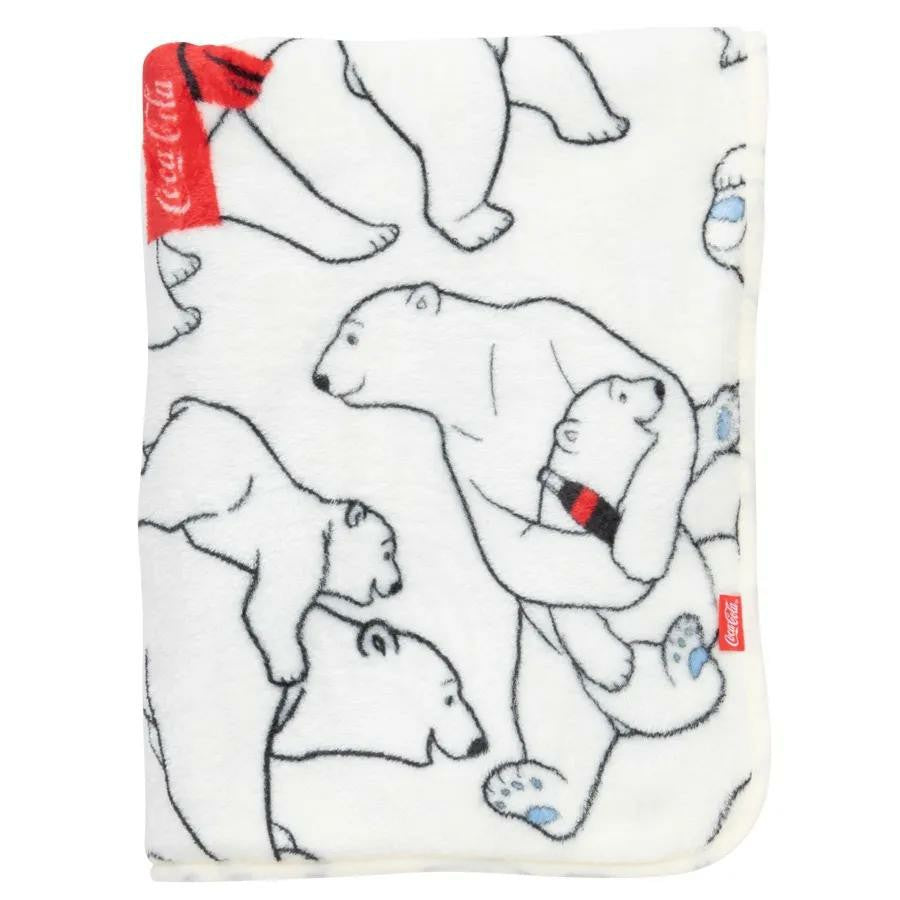 Coca-Cola Store Value - Coca-Cola Polar Bear Collage Plush Blanket