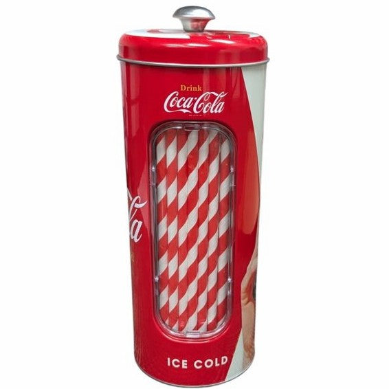 Coca-Cola Store Great Value - Coca-Cola Galvanized Tin Bottle Straw Holder