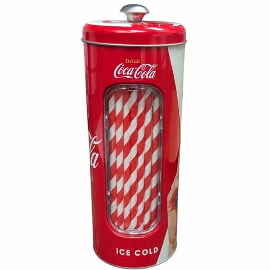 Coca-Cola Store Great Value - Coca-Cola Galvanized Tin Bottle Straw Holder
