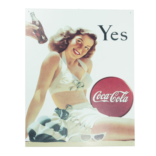 Coca-Cola Store Top Pick - Coca-Cola Retro Bathing Beauty Metal Sign