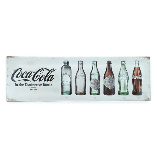 Coca-Cola Store Hot Sale - Coca-Cola Bottle Evolution Galvanized Large Steel Sign