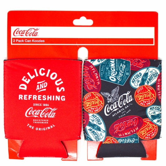Coca-Cola Store Best Seller - Coca-Cola Red Patches Coozies - 2PK