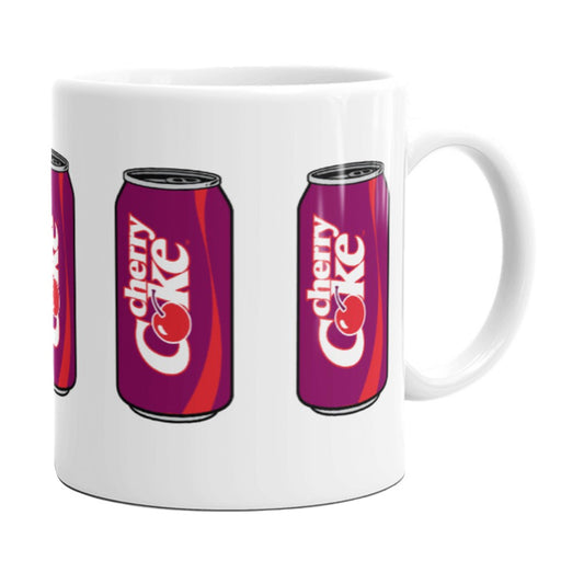 Coca-Cola Store Recommended - Cherry Coke Can Design Mug – 11oz White Ceramic Drinkware