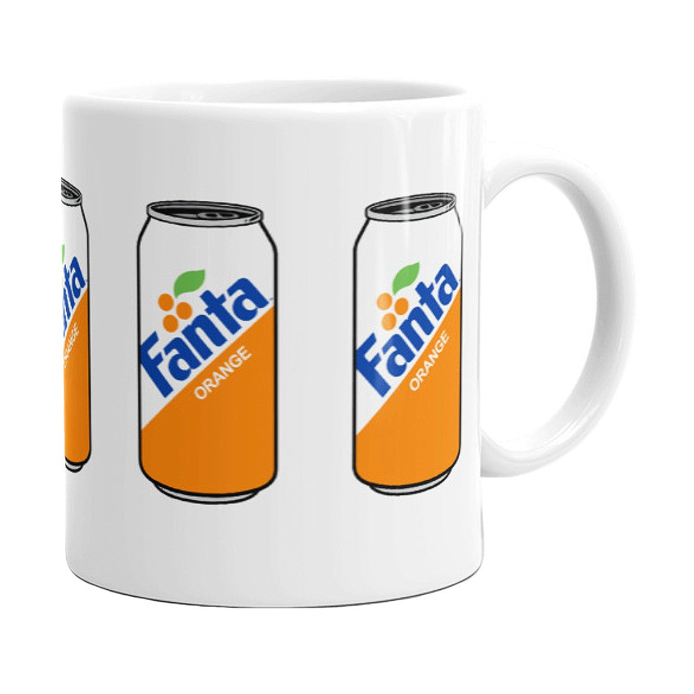 Coca-Cola Store Classic - Fanta Can Design Mug – 11oz White Ceramic Drinkware