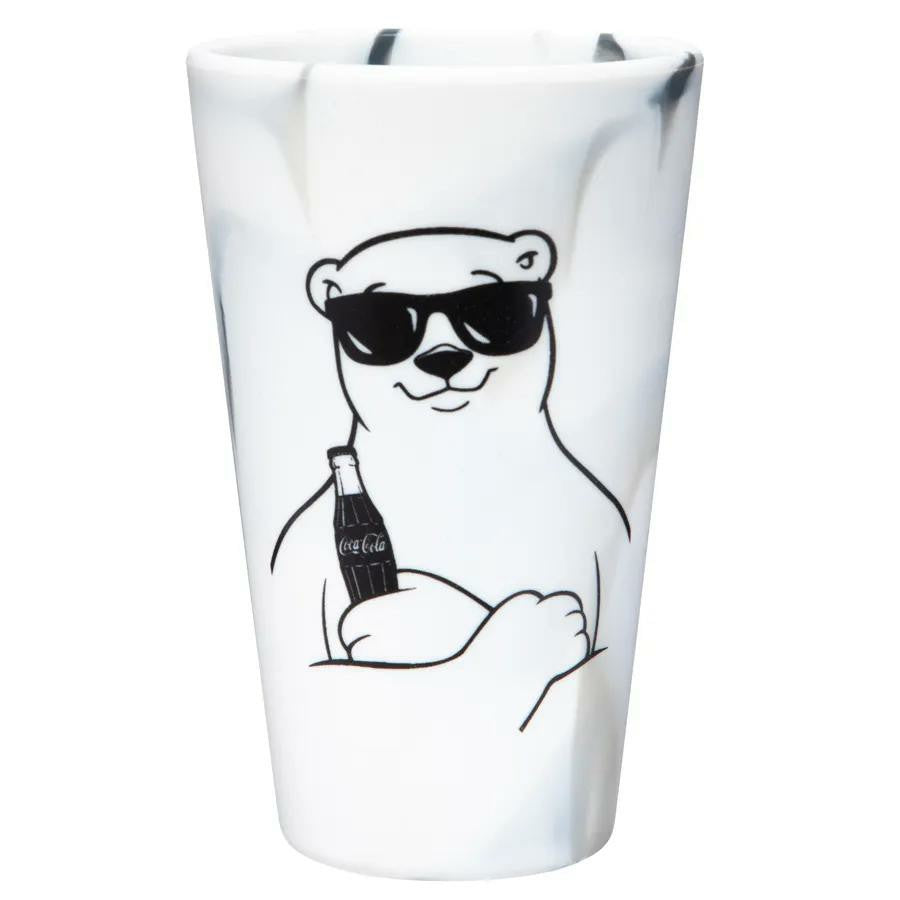 Coca-Cola Store Hot Sale - Coca-Cola Polar Bear Marble Silipint Tumbler 16oz