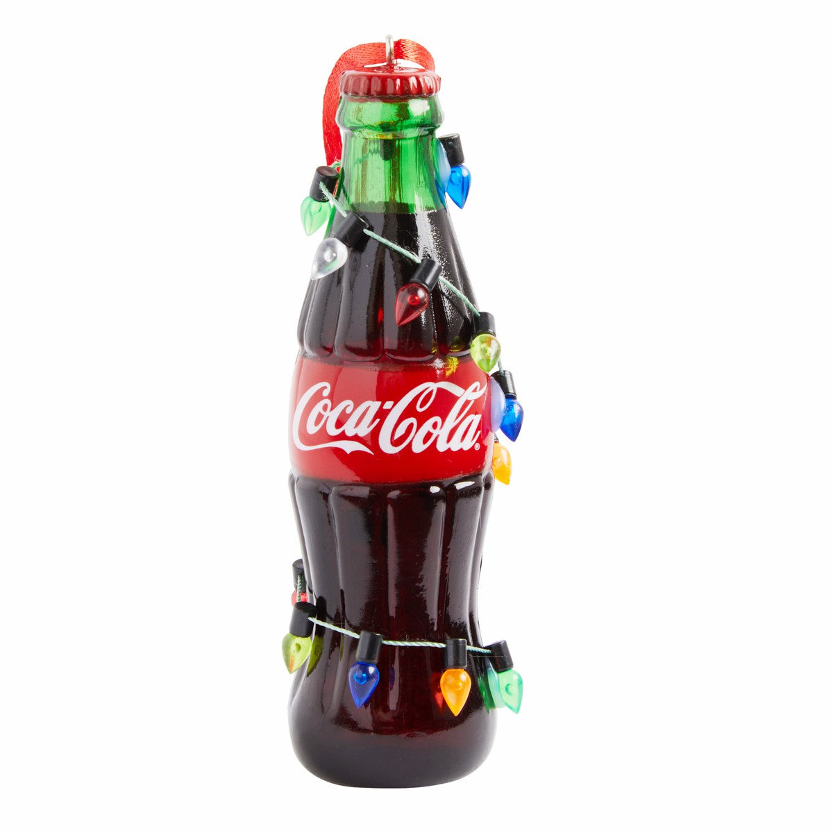 Coca-Cola Store Latest - Coke Bottle with Light String Ornament | 4.5" Plastic Decor