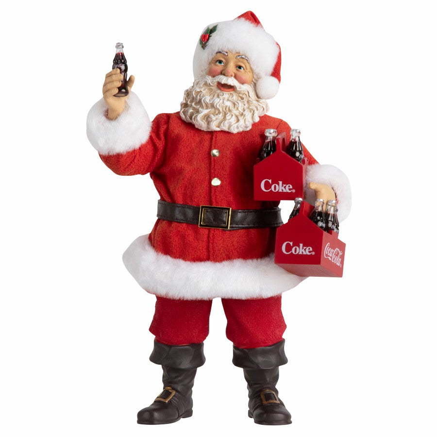 Coca-Cola Store Featured - Coca-Cola Santa Holding 6 Pack Figurine