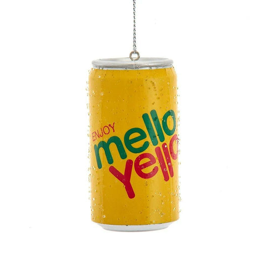 Coca-Cola Store Discount - Mello Yello Can Ornament | 3" Retro Holiday Coca‑Cola Decor