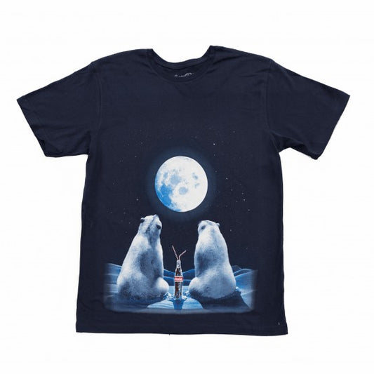 Coca-Cola Store Discount - Coca-Cola Full Moon Polar Bear Youth Tee
